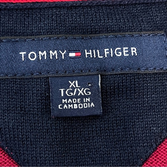 Tommy Hilfiger Adaptive William Magnetic Cardigan Sweater Red Size XL - Picture 5 of 7